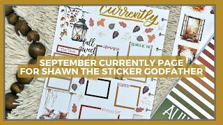 September Currently Page | Patreon Spread for Shawn