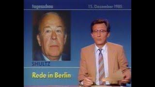 ARD 15.12.1985 Tagesschau (Rest) zum Sendeschluss, Nachtgedanken und Programmtafeln