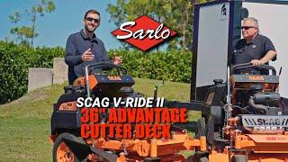 SCAG V RIDE II 36" Kawasaki - Advantage Cutter Deck | Sarlo Mowers