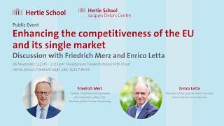 Enhancing the competitiveness of the EU and its single market