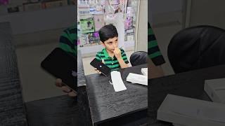 Cute little boy unboxing Iphone 16 pro max Desert titanium #iphone16promax #viralshort