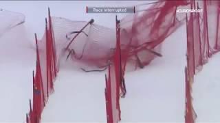 LINDSEY VONN CRASH  - LAKE LOUISE 2017