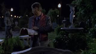 Buffy & Giles studying for the SATs at  the graveyard