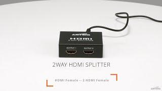 ANTSIG : AP483 -2WAY HDMI SPLITTER