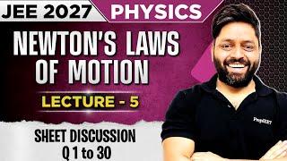 NLM Lecture 05 | Sheet Discussion Que 1 to 30 | Class 11 physics for JEE 2027