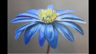 How to Draw a Realistic Flower in Soft Pastel Easy  #shorts