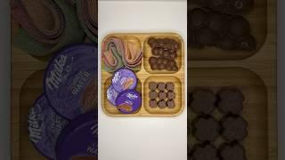 Filling platter with sweets asmr | #shorts