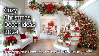 Cozy Christmas Decor Ideas 2024: Transform Your Home into a Warm & Inviting Holiday Haven