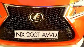 Lexus NX200t fsport orange