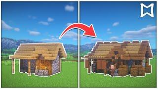 ► Minecraft Village Leatherworker (Tannery) Transformation | Village Transformation