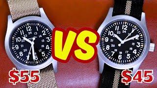 BATTLE of the BUDGET Field Watches: Escapement Time vs Militado ML05 - Head To Head Comparison