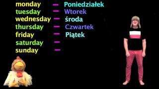 Learn Polish & Days Of The Week with Jingle Jeff Teaching The Polish Language