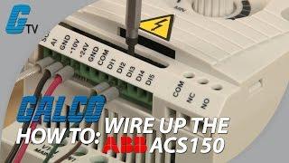 How to Wire Up an ABB ACS150 Drive