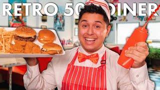 Overly Friendly Retro 50's Diner | Burgers, Fries, & MORE | ASMR Roleplay