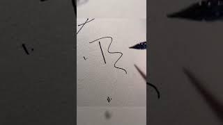 #B#letter#signature#design#Tag B#sort video#trending video#viral video#irfan sayyad art'