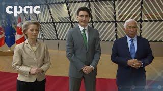 PM Trudeau and EU leaders deliver remarks in Brussels – February 12, 2025