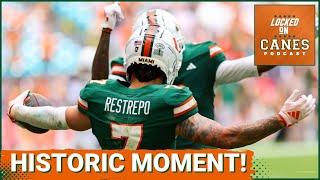 Miami Hurricanes beat Duke 53-31 behind record-setting moment for Xavier Restrepo + Cam Ward