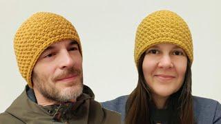 Crochet QUICK & EASY Beanie Hat - One Skein Any Yarn - "All Knots Beanie"