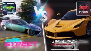 CarX Street VS Apex racing (iPhone 13 pro Max)