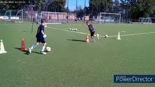 Fußballtraining mit Kindern - Übungen für 2-4 Kinder Technik, Pass und Torschuß