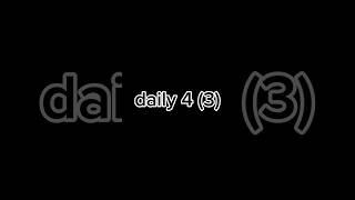 daily 4 (3) | #daily | last man standing