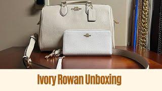 ‼️Coach Large Rowan in Ivory Unboxing‼️​⁠@contentwithcandace #coachoutlet