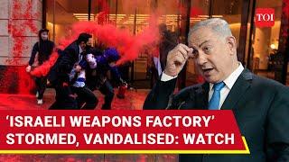 Israel’s Key Weapons Pipeline Blocked? Protesters Storm, Ransack German Offices In UK Overnight