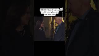 Hot Mic Captures Kamala Harris, Tim Walz Discussing Key Issue