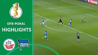 Berlin's subs provide clarity! | Hansa Rostock vs. Hertha BSC 1-5 | Highlights | DFB-Pokal