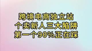 3大跨境电商独立站个卖新人“陷阱”：我从2500+个跨境个卖群友观察总结出来的，第一个90%新人踩过（上）