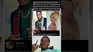 Alyssa Scott says Nick Cannon hasn't seen their child in over a month #nickcannon