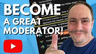 Chat Moderator on Youtube - How to Become a Great Moderator!