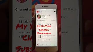 My YouTube Channel Subscribers
