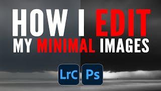 HOW TO EDIT MINIMAL LANDSCAPE PHOTOS IN LIGHTROOM & PHOTOSHOP | POST PROCESSING TUTORIAL