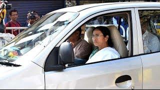 West Bengal CM Mamata Banerjee's convoy passing through SILDA