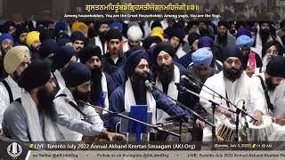 078 Bhai Parminder Singh Jee Australia - SaturdayPM - Toronto July 2022 Annual AkhandKeertan Smaagam