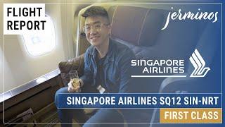 ️ SQ12 Singapore ︎ Tokyo Narita Singapore Airlines First Class SIN-NRT 777-300ER #flightreview