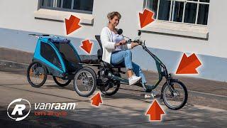 10 most sold options of the Van Raam Easy Rider tricycle