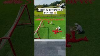 I recreated the famous Cristiano Ronaldo bicycle kick soccer goal  Almost 2 weeks in 100 degrees