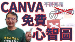 CANVA 101 :不需要安裝軟體，用CANVA打造您的心智圖！