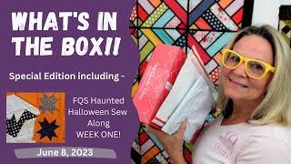 What's In the Box!  FQS Haunted Mystery SAL and Tessellating Diamonds Quilt