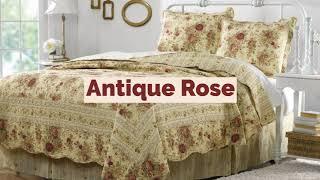 Greenland Home Antique Rose Full Queen Quilt Setvia |Ext Trending