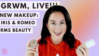 Trying NEW Makeup LIVE! Chit Chat GRWM featuring RMS Beauty, Iris and Romeo