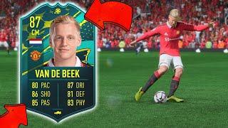 IS HE WORTH IT? 87 DONNY VAN DE BEEK MOMENTS PLAYER REVIEW - FIFA 23 ULTIMATE TEAM #fut23 #fut #fifa