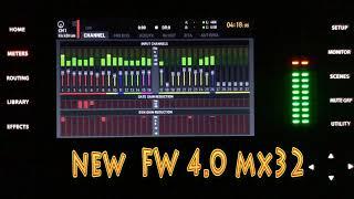 หน้าตาสวยขึ้น M32 X32 firmware 4.0  BEHRINGER MIDAS