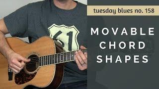 [Movable Chord Shapes]  Make the Most of What You Know | Tuesday Blues #158