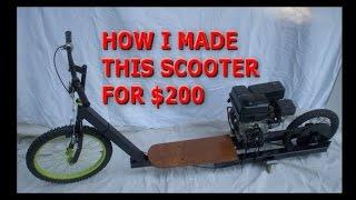 How to make a high performance standup scooter for $200