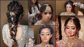 LATEST BRIDAL MAKEUP & HAIRSTYLE TUTORIAL | STEP BY STEP | ADVANCE MAKEP | ADVANCE HAIRSTYLE