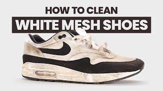 How To Clean Your MESH Sneakers In JUST 10 Minutes | ASMR