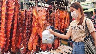 DELICIOUS Grilled Duck, Pork Ribs, Fish & More - Very Popular Cambodian Street Food In Phnom Penh